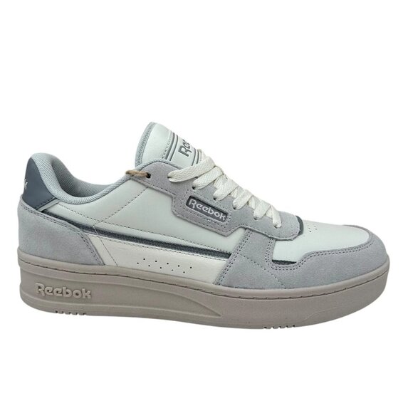Reebok Court Chaos Mens Classic Style Sneaker Size 10.5 Cream/Gray